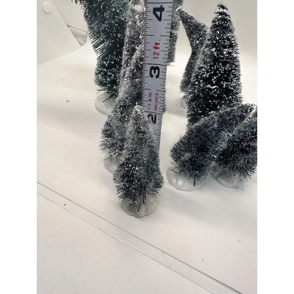 Lemax‎ Christmas Village Bottle Brush Trees Lot 10pc 2
